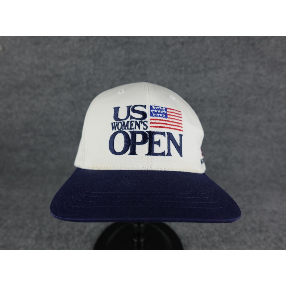 IZOD CLUB US Womens‎ Open 1997 Pumpkin Ridge Golf Hat Cap White Navy Adjustable